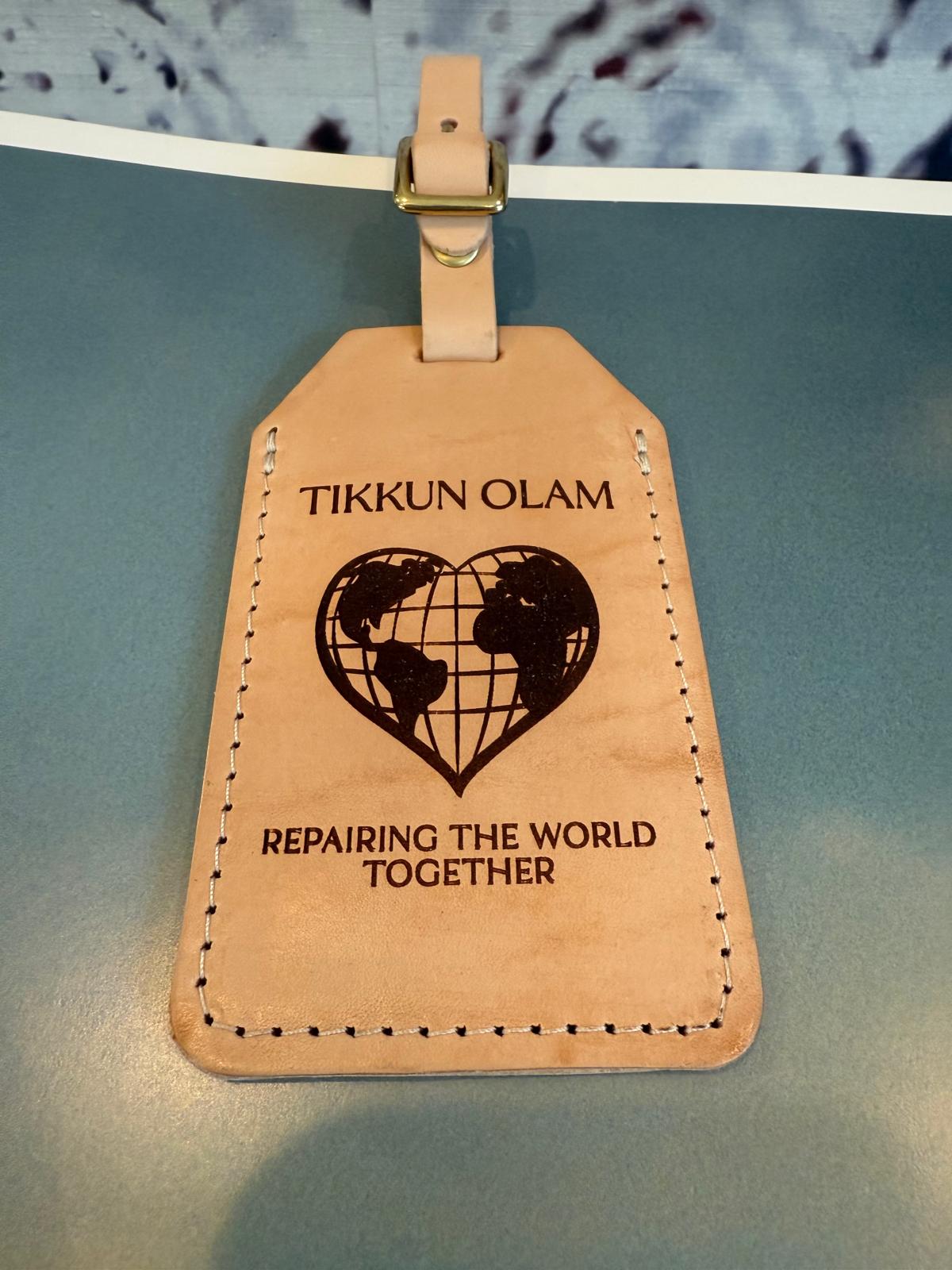Source & Self Luggage Tag Tikkun Olam