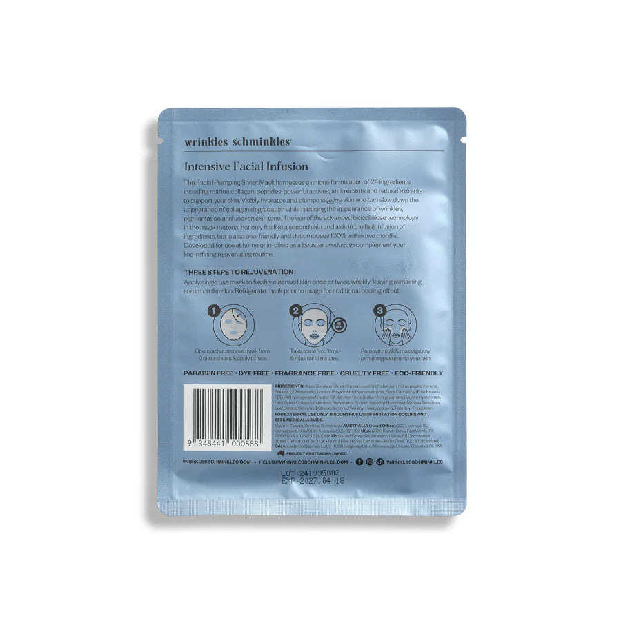 Wrinkles Schminkles: Facial Plumping Sheet Mask