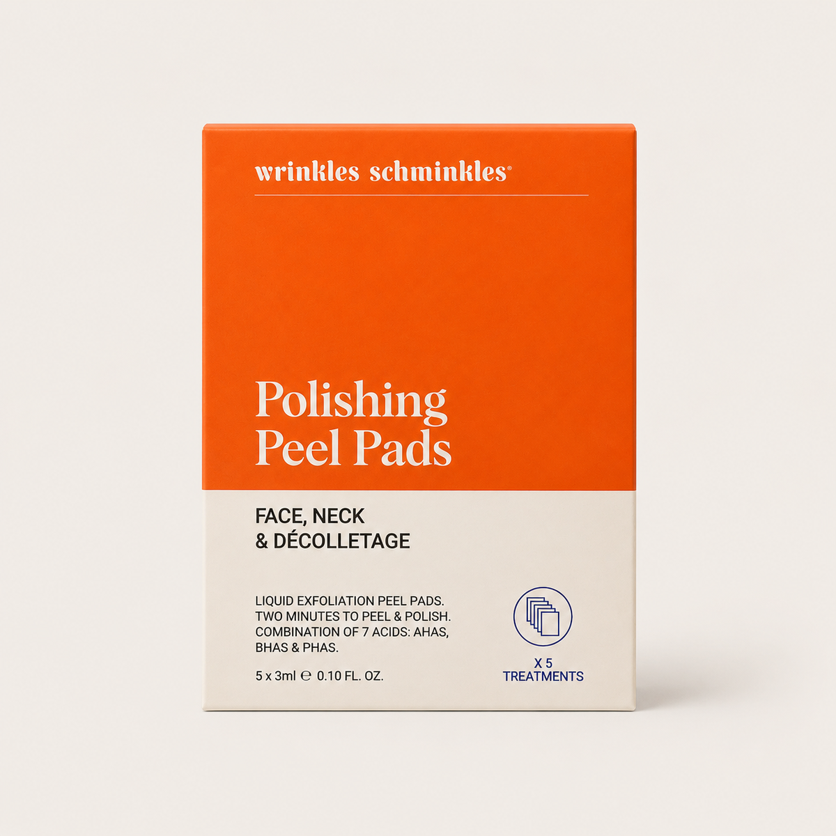 Wrinkles Schminkles : 5 X Face Polishing Peel Pads
