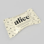 Alice Mushroom Brainstorm single chocolate bite in individual packaging, designed for on-the-go focus and cognitive support
