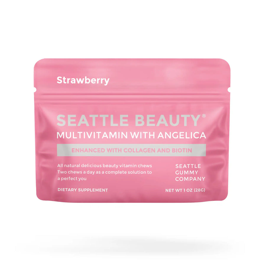Seattle Gummy Company Beauty Multivitamin With Angelica - Strawberry