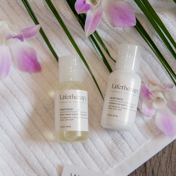 Lifetherapy Inspired Mini Body Lotion and Wash