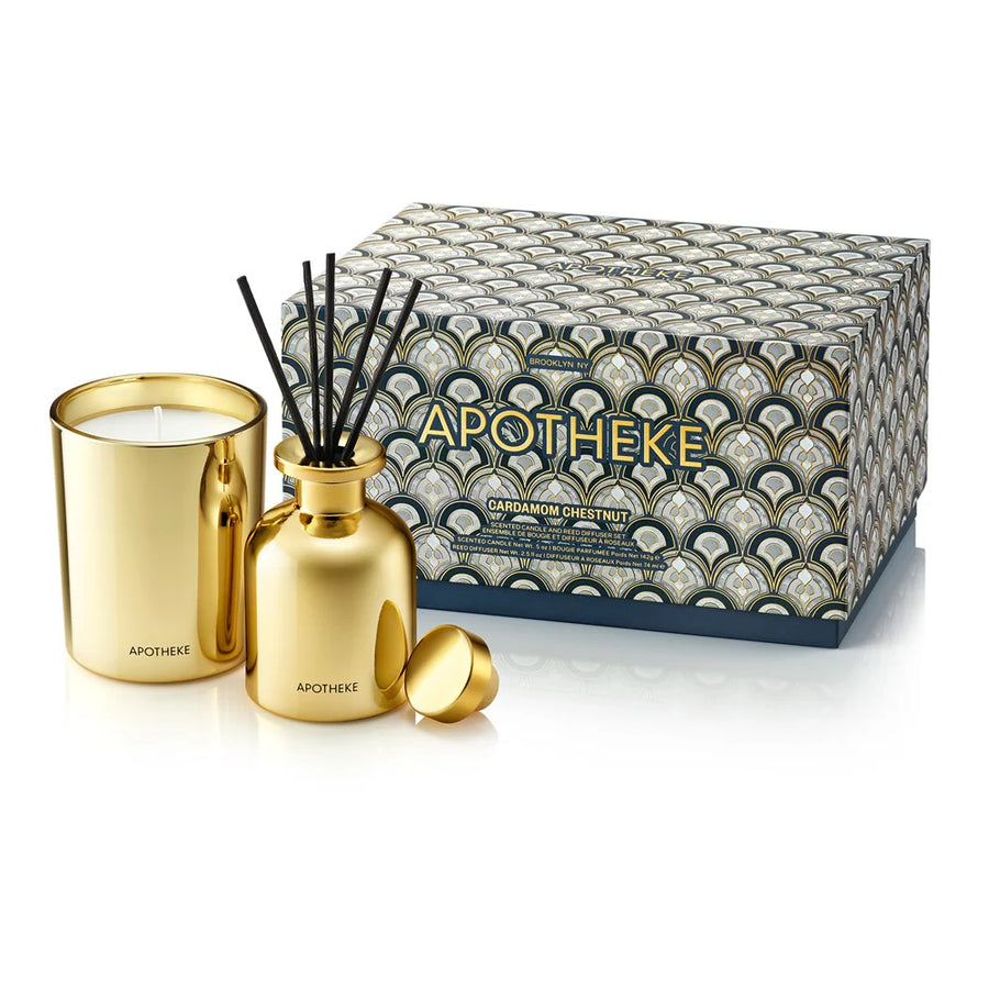 Apotheke: Mini Candle and Reed Diffuser Duo Set