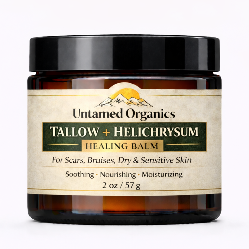 Untamed Organics: Tallow + Helichrysum Restorative Skin Balm