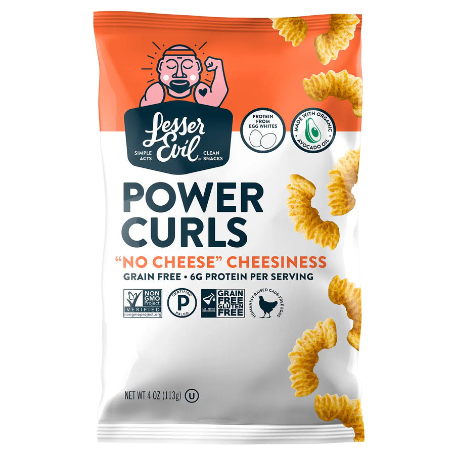 Lesser Evil: Power Curls - No Cheese Cheesiness