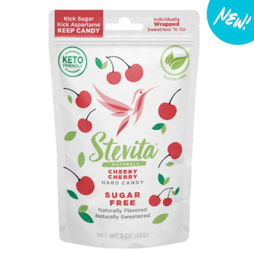 Stevita Naturals Keto Hard Candies - Cherry Cherry