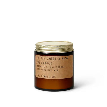 P.F. Candle Co. Amber & Moss Soy Candle