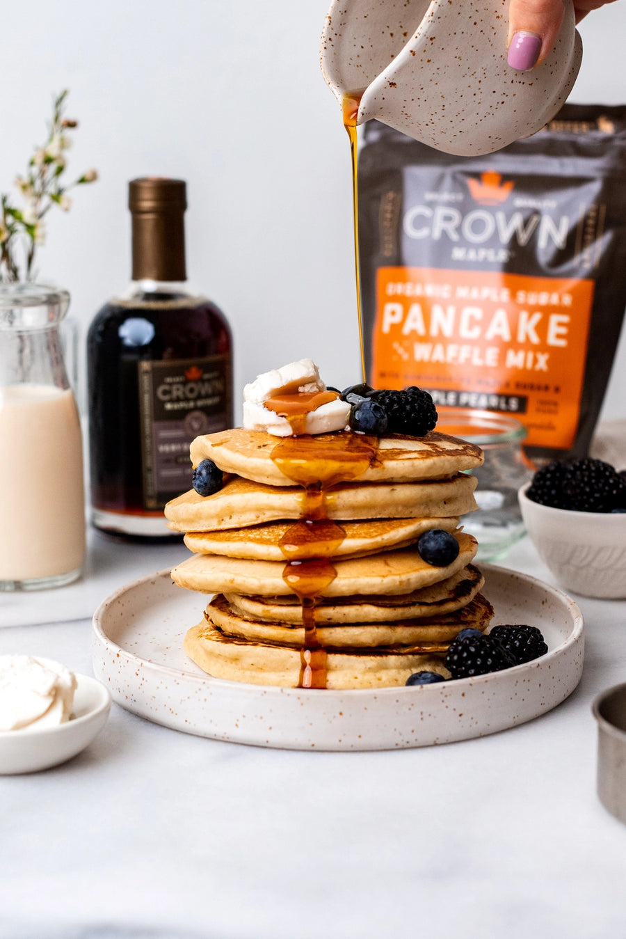 Crown Maple: Organic Maple Sugar Pancake & Waffle Mix