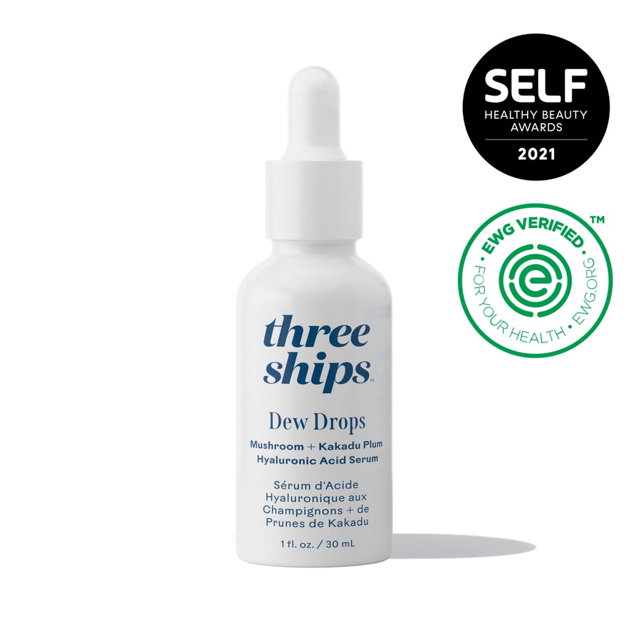 Three Ships: Dew Drops Mushroom + Kakadu Plum Hyaluronic Serum