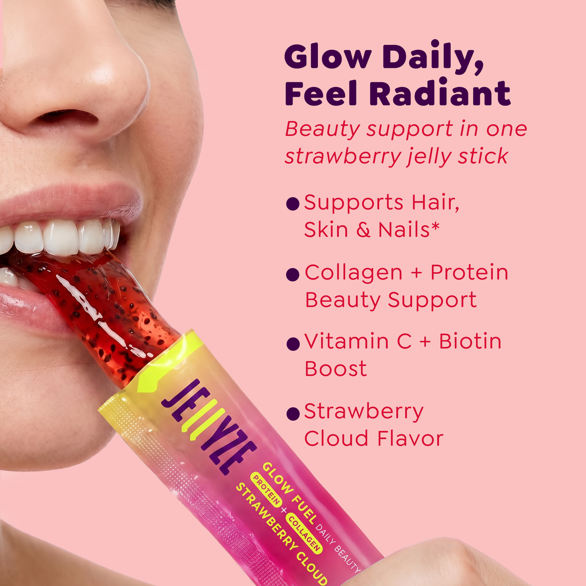 Glow Fuel Daily Beauty Support Jelly Sticks