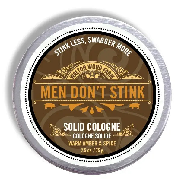 Walton Wood: Solid Cologne - Men Don't Stink