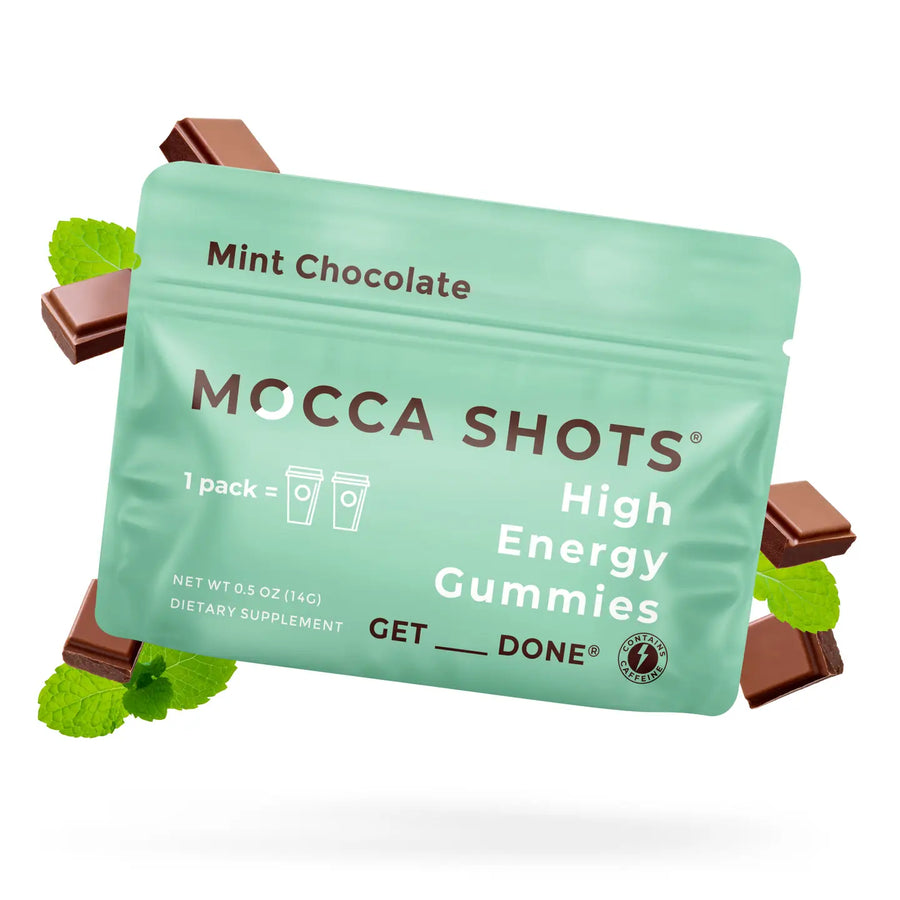 Seattle Gummy Company Mocca Shots High Energy Gummies with Caffeine | 1-Pack