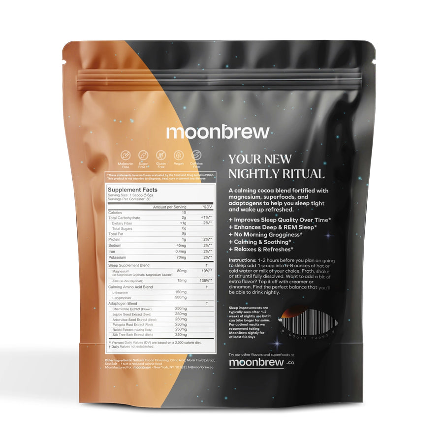 MoonBrew Night Time Superfoods Hot Cocoa