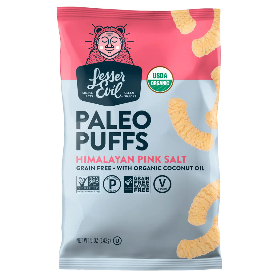 Lesser Evil: Paleo Puffs - Himalayan Pink Salt