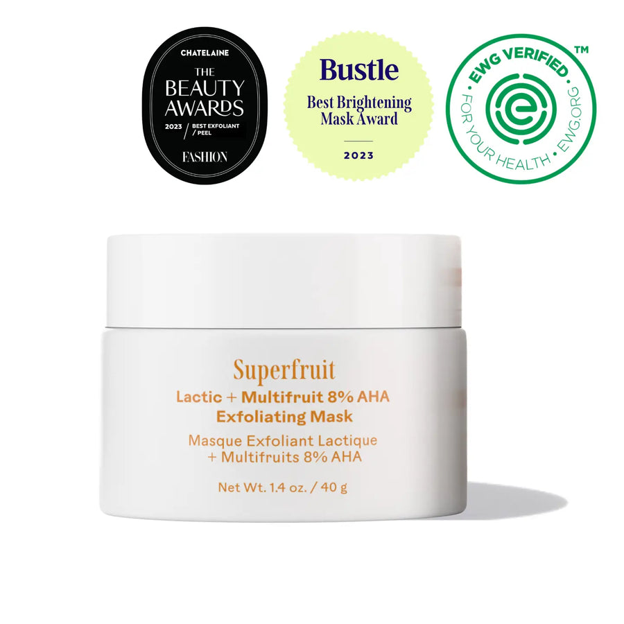 Three Ships: Superfruit Lactic + Multifruit 8% Aha Exfoliating Mask