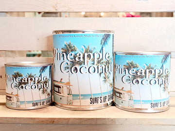 Surf's Up Candle Pineapple Coconut Paint Can Candle - Pint