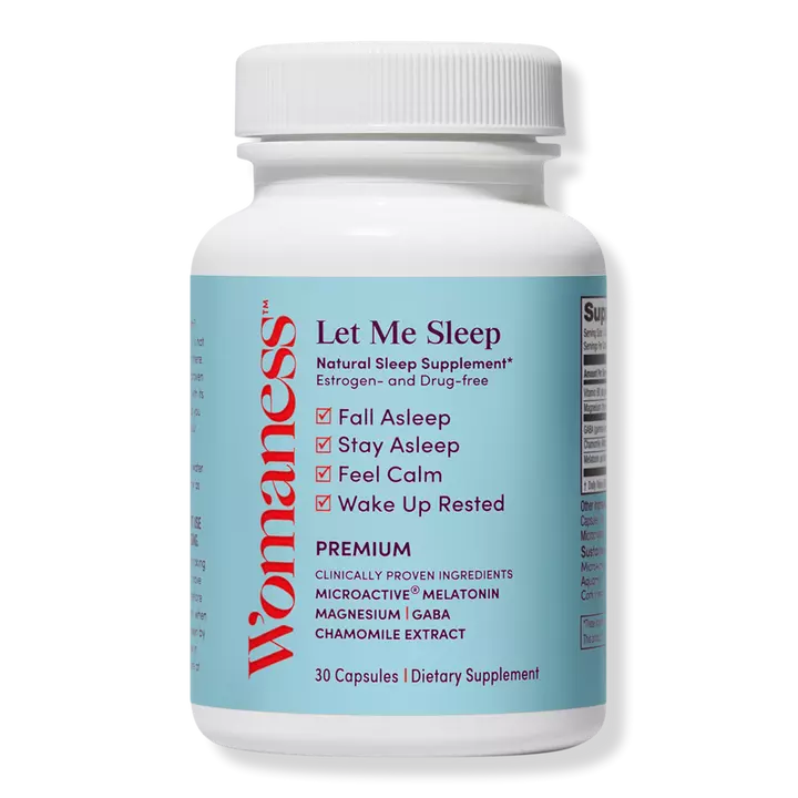 Womaness Let Me Sleep Supplement for Natural Sleep