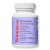 Womaness Me.No.Pause supplement bottle front view for menopause relief, natural hormone-free formula