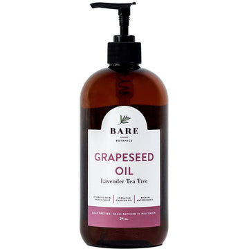 Bare Botanics Cold Pressed Lavender Tea Tree Grapeseed Body Oil