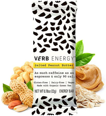 Verb Caffeinated Energy Bar with Salted Peanut Butter