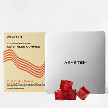 Asystem De-Stress Gummies: Blood Orange + Cayenne