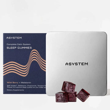 Asystem Sleep Gummies: Wild Berry + Melatonin