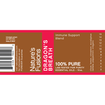 Essential Oil Dragon Breath Label