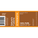 Essential Oil Strength Label