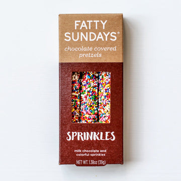 Fatty Sundays  - Sprinkles Chocolate Covered Pretzels