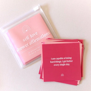 JaxKelly Self-Love Shower Affirmation Cards