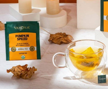 Vadham Pumpkin Spiced Herbal Tea Tisane Sachets