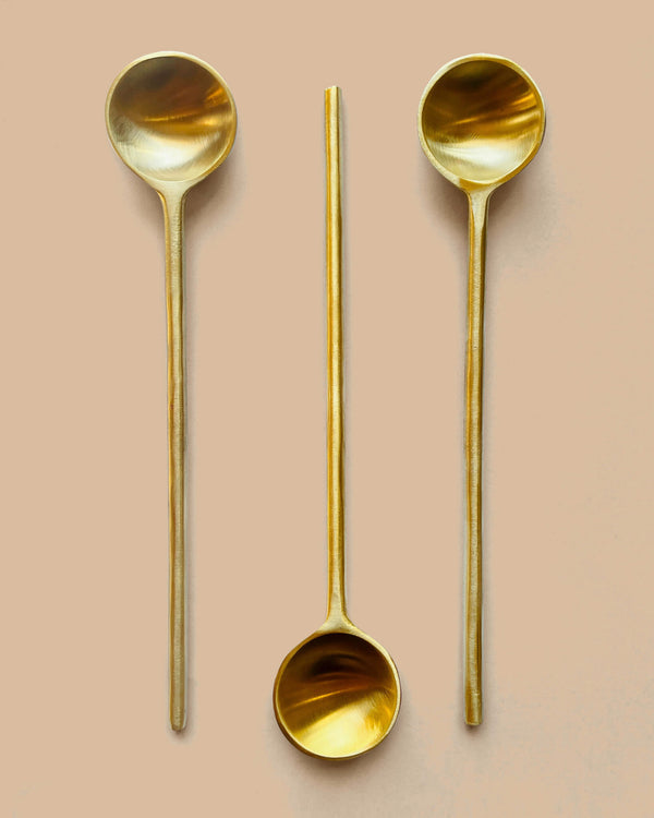 Anima Mundi Handmade Brass Spoon