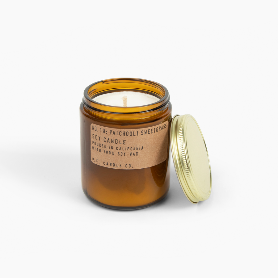 P.F Candle Co. Patchouli Sweetgrass Soy Candle