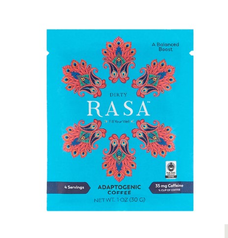 Rasa Dirty Adaptogenic Coffee 1550mg Adaptogens  |  35mg Caffeine