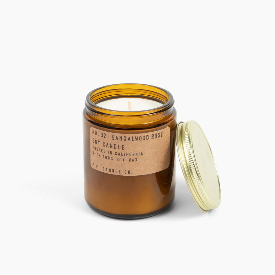 P.F Candle Co. Sandalwood Rose Soy Candle