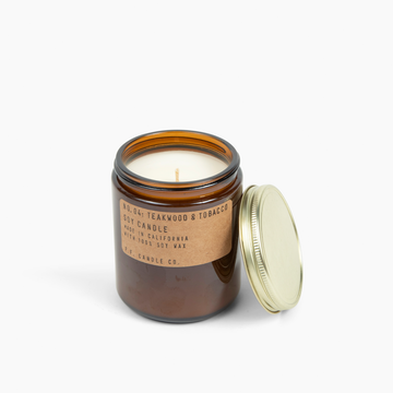 P.F Candle Co. Teakwood Tobacco Soy Candle